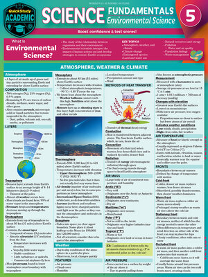 cover image of Science Fundamentals 5--Environmental Science